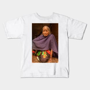 Lady of Varanasi 01 Kids T-Shirt